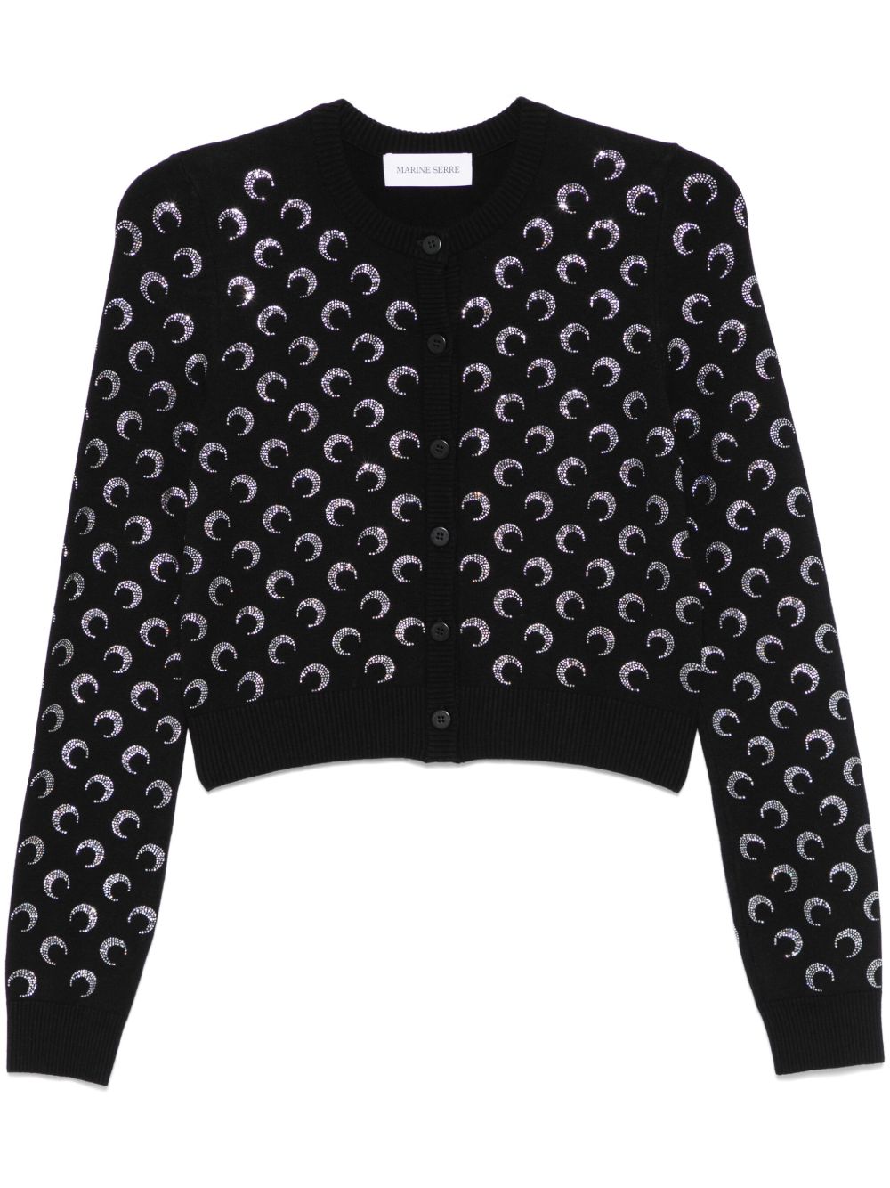 WTK011ARKNI0001BK99 문 STRASS 가디건